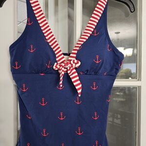 Womens Achor Tankini top! Size med! Worn twice!